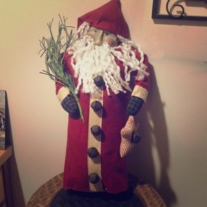 Vintage Santa with bells, 16" tall